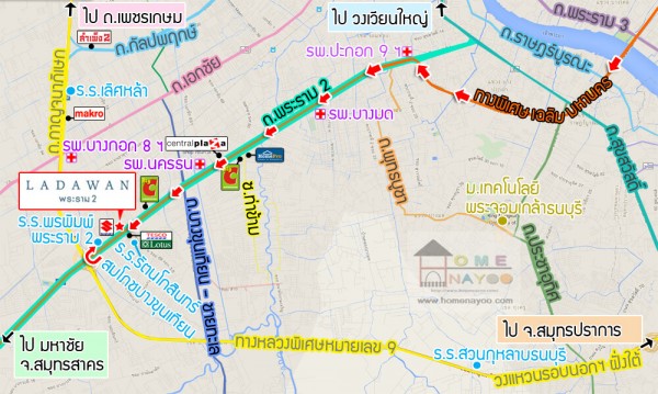 เส้นทางไป