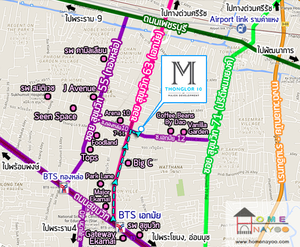 m thonglor map