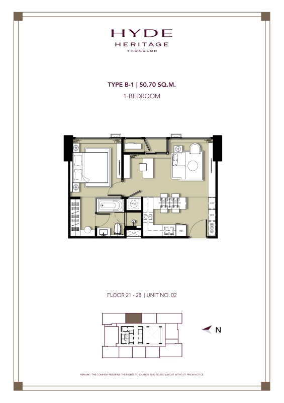 hyde2. UNIT 02 TYPE B-1 FL.21-28