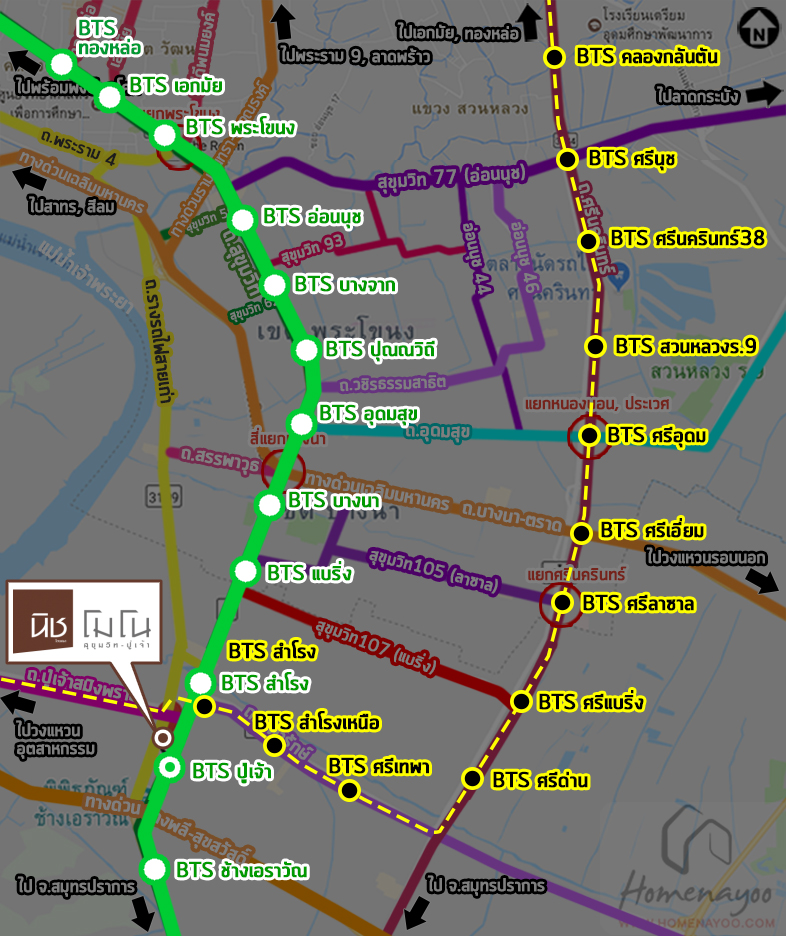 the niche PJ BTS map