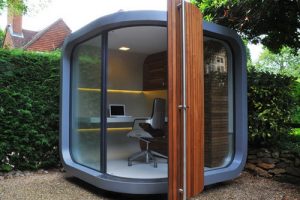 แบบบ้านสำนักงาน Home Office สุดเท่ โครงสร้างสวยแปลกตา