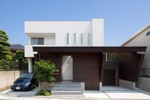 บ้านสองชั้น สวยโมเดิร์นแบบทูโทน