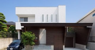 บ้านสองชั้น สวยโมเดิร์นแบบทูโทน