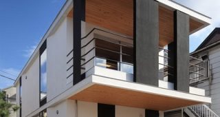 แบบบ้าน 2 ชั้น Japanese Modern บ้านในเมืองของชาวญี่ปุ่น