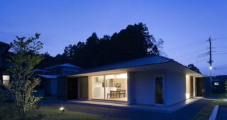 แบบบ้านชั้นเดียว Minimalist สไตล์เอเชีย เด่นที่โครงหลังคาสวย