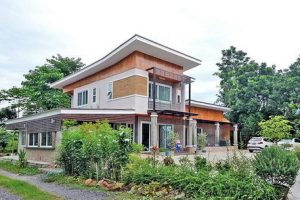 แบบบ้าน 2 ชั้น สไตล์โมเดิร์นของคนไทย สร้างเอง ออกแบบเอง