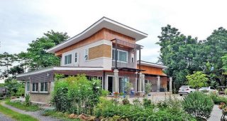 แบบบ้าน 2 ชั้น สไตล์โมเดิร์นของคนไทย สร้างเอง ออกแบบเอง