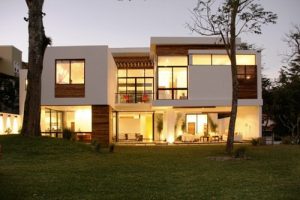 แบบบ้านสองชั้น บ้านสีขาวแนว Contemporary สวยร่วมสมัย