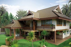 แบบบ้านไทยประยุกต์ เมื่อเรือนไทยประยุกต์ภาคเหนือผสมผสานกับบ้านสมัยใหม่