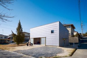 แบบบ้านโฮมออฟฟิศ Minimalist ให้ชีวิตสัมผัสดิน