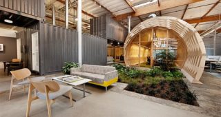 แบบออฟฟิศ แต่งออฟฟิศสไตล์ผสมผสาน Eco Loft สร้างจินตนาการให้พนักงาน