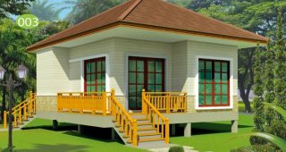 แบบบ้านชั้นเดียว บ้านกฤษณา แบบบ้านฟรีจากสำนักการโยธา สวยครบทุกฟังค์ชั่น