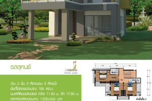 แบบบ้าน 2 ชั้น “บ้านรสสุคนธ์” Modern Style แบบบ้านฟรีจากสำนักการโยธา