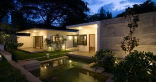 แบบบ้านสไตล์โมเดิร์น บ้านสวยสดชื่นจากประเทศอินเดีย