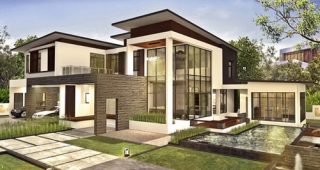 แบบบ้าน 2 ชั้น RIVIERA 709 บ้านสไตล์รีสอร์ทหรูจากแลนดี้โฮม