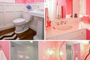 รวม 20 ห้องน้ำสีชมพูหวาน หลากสไตล์หลายรสนิยม