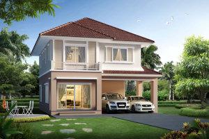 บ้านเดี่ยว กรองทอง ทรอปิคอล เฉลิมพระเกียรติ ร.9 Krongthong Tropical