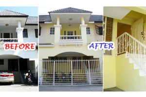 Renovate ทาวน์เฮ้าส์มือสอง เป็นบ้านสีลูกกวาด