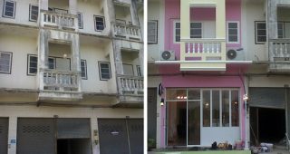 Renovate ตึกแถวเก่าๆให้กลายเป็นร้านเบเกอรี่สุดเก๋