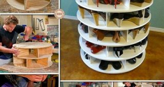 10 งาน DIY ทำที่เก็บรองเท้าเองได้ง่ายจัง