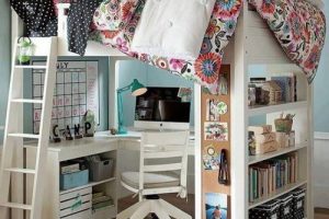 14 รูปแบบเตียงบิวท์อินสำหรับเด็ก ที่รวมเอาเตียงและโต๊ะอ่านหนังสือไว้ด้วยกัน