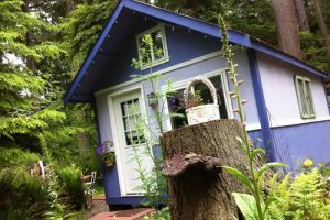 กระท่อมน้อยสีม่วง ใน Whidbey