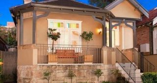 บ้านสีครีมน้ำตาล ขนาดน่ารัก ภายในสวยโมเดิร์น