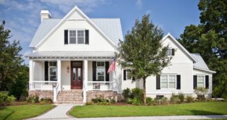 บ้านแบบ American Cottage ขาว สวย รวยความสุข