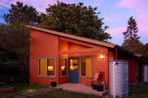 Krause Cottage คอทเทจโมเดิร์นหลังคาปีกนก สวยกะทัดรัด