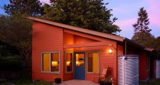 Krause Cottage คอทเทจโมเดิร์นหลังคาปีกนก สวยกะทัดรัด