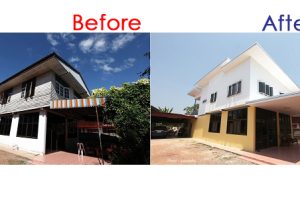 รีโนเวท...บ้านสวนดอกคูณ หลังถูกปลวกกินทั้งหลัง แปลงโฉมใหม่ ภายนอกดูดี ภายในสวยหวาน น่าอยู่