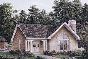 แบบแปลนบ้านแนว English Cottage คลาสสิกดี