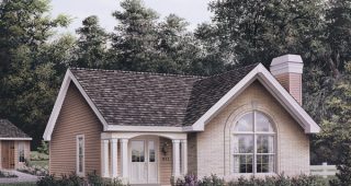 แบบแปลนบ้านแนว English Cottage คลาสสิกดี
