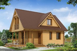 แบบแปลนบ้านสองชั้น บ้านสวยในราคา 7.5 แสนบาท