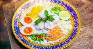 วิธีทำขนมจีนซาวน้ำ แบบโบราณ เครื่องครบ รสเลิศ