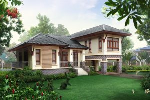 แบบบ้านสวยดูหรู อารมณ์โมเดิร์น-ทรอปิคอล สุดสดชื่น