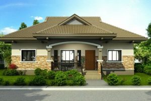 แบบแปลนบ้านแนวรีสอร์ท แต่งหินสวยหรู