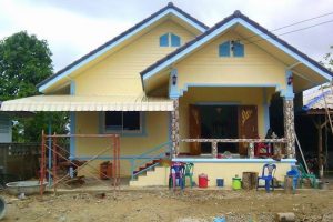 สร้างบ้านชั้นเดียวหลังน้อยแสนอบอุ่น ให้ตา-ยาย ด้วยงบประมาณ 9 แสนบาท