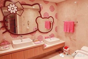 พาชม 13 แบบห้องน้ำ Hello Kitty น่ารัก น่าใช้ เอาใจสาวกสุด ๆ