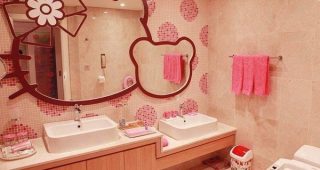พาชม 13 แบบห้องน้ำ Hello Kitty น่ารัก น่าใช้ เอาใจสาวกสุด ๆ