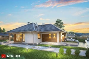 Bursztyn Plus แบบบ้านชั้นเดียวดีไซน์โมเดิร์น