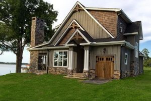 Bent River Cottage บ้านหรูคลาสสิกริมน้ำหลังใหญ่
