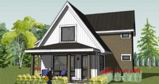 Scandia Modern Cottage บ้านไม้สองชั้นฟังค์ชั่นเพื่อการพักผ่อน