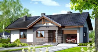 Nerinach แบบบ้านชั้นเดียวสวยขรึมเท่ มีเอกลักษณ์