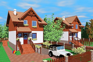 SLB1161 แบบบ้านแนวคันทรี่สุดแสนน่ารัก