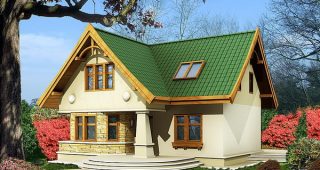 WRF1304 แบบบ้านสวยสไตล์คันทรี่ผสมคลาสสิกย้อนยุค