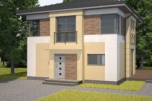 WAF1016 แบบบ้านสวยโมเดิร์นดีเทลละเอียด โทนครีมอบอุ่น