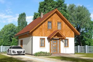 SLF1056 บ้านครึ่งปูนครึ่งไม้สวยเรียบง่าย