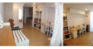 รีวิว : ตกแต่งคอนโดขนาด 24 ตร.ม. สวรรค์น้อย ๆ แบบไม่ง้อ Build-in
