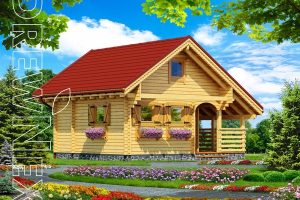 Figiel I แบบบ้านไม้ Log Cabin เหมาะกับรีสอร์ท